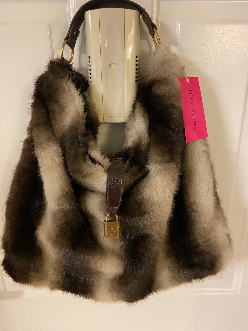 Faux Fur Shoulder Bag